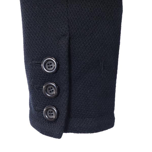 VAL by VALENTINO GARAVANI バルバイヴェレンティノガラヴァーニ ウール ステンカラーコート 9 ブラック レディース