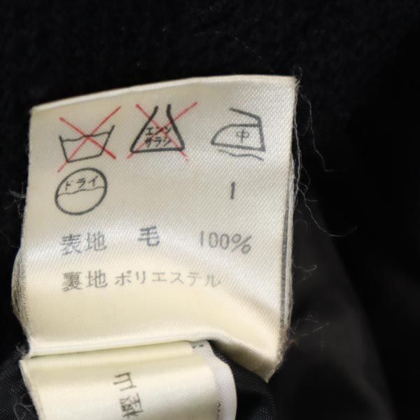 VAL by VALENTINO GARAVANI バルバイヴェレンティノガラヴァーニ ウール ステンカラーコート 9 ブラック レディース