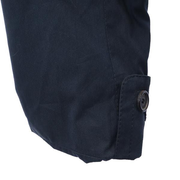 BURBERRY バーバリー 英国製 ステンカラーコート 50 ネイビー ウエストベルト メンズ