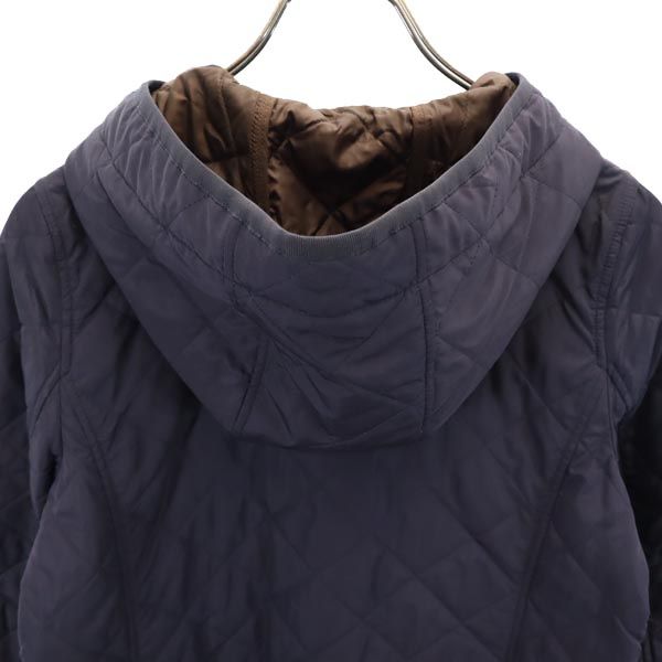 MACKINTOSH PHILOSOPHY マッキントッシュフィロソフィー 三陽商会 キルティングジャケット 36 パープル フード レディース