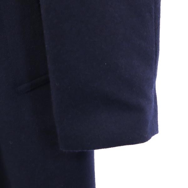 MACKINTOSH PHILOSOPHY マッキントッシュフィロソフィー 三陽商会 長袖 カシミヤウール ステンカラーコート 38 ネイビー レディース