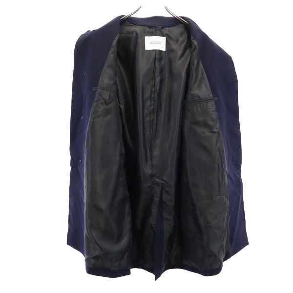 MACKINTOSH PHILOSOPHY マッキントッシュフィロソフィー 三陽商会 長袖 カシミヤウール ステンカラーコート 38 ネイビー レディース