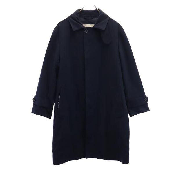 MACKINTOSH PHILOSOPHY マッキントッシュフィロソフィー ステンカラーコート 38 ネイビー 三陽商会 メンズ