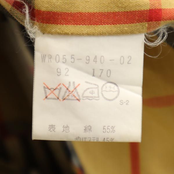 Burberrys バーバリーズ 90s オールド 長袖 2way ステンカラーコート 92 170 ベージュ ライナー メンズ