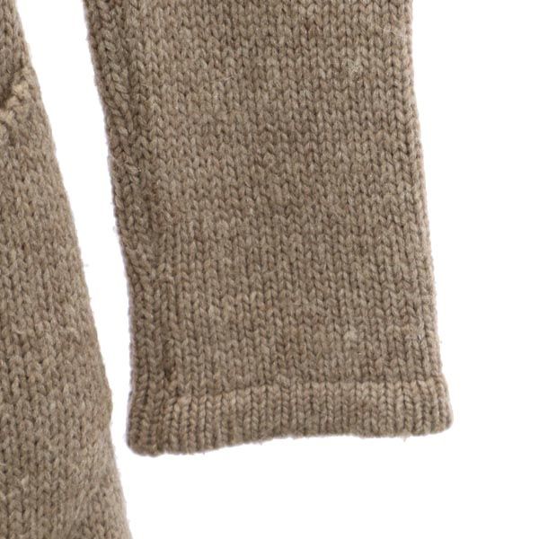 ARMANI JEANS アルマーニジーンズ ニット カーディガン USA6 ブラウン レディース