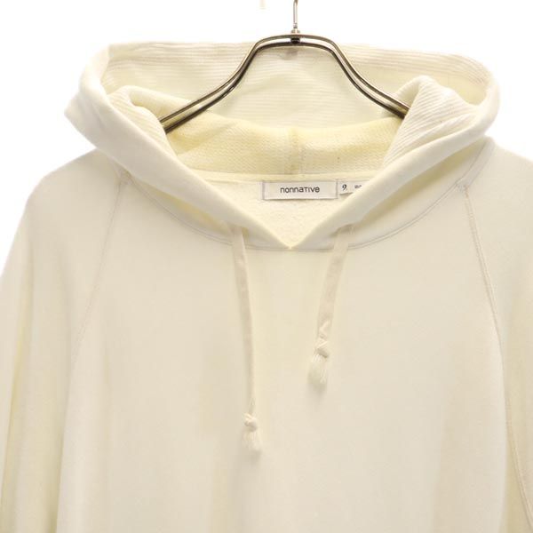 nonnative ノンネイティブ 日本製 長袖 パーカー 2 ホワイト系 メンズ