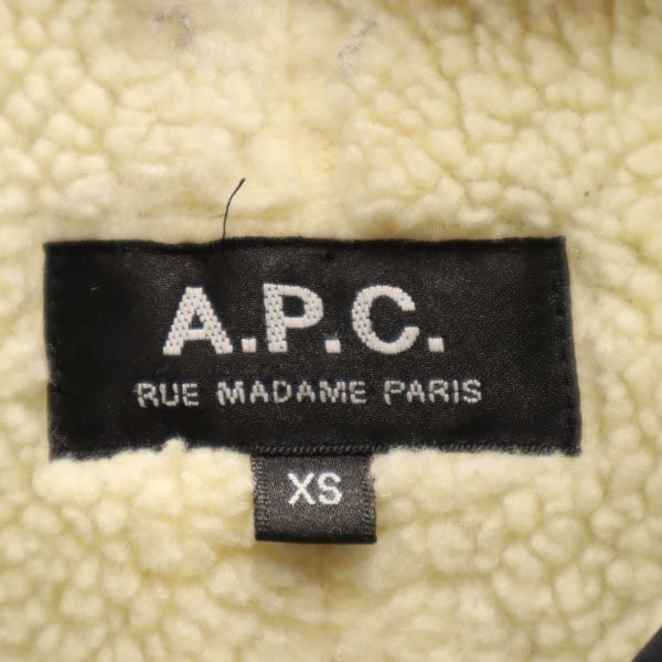 アーペーセー モッズコート XS 黒 A.P.C. 裏ボア レディース