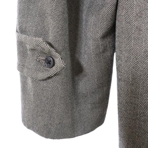 バーバリーズ 90s オールド カシミヤウール ステンカラーコート グレー系 Burberrys メンズ