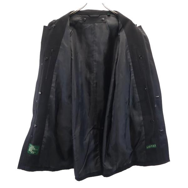 RALPH LAUREN ラルフローレン ステンカラーコート 42S 黒 メンズ
