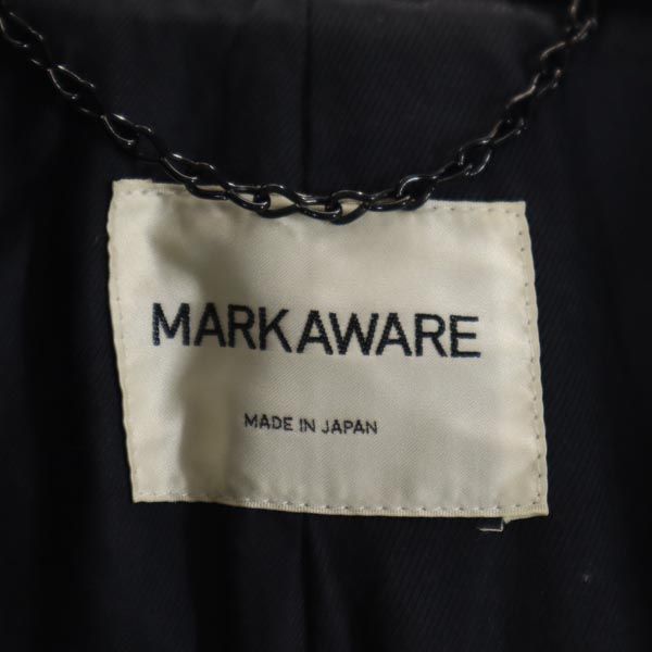 markaware マーカウェア 日本製 ステンカラーコート 2 ネイビー メンズ