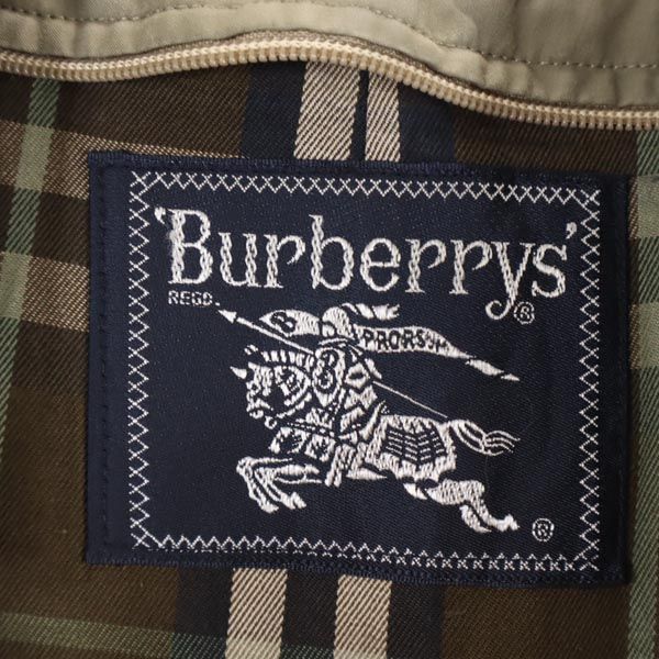 Burberrys バーバリーズ 90s オールド ワッシャー加工 ステンカラーコート 90 165 カーキ メンズ