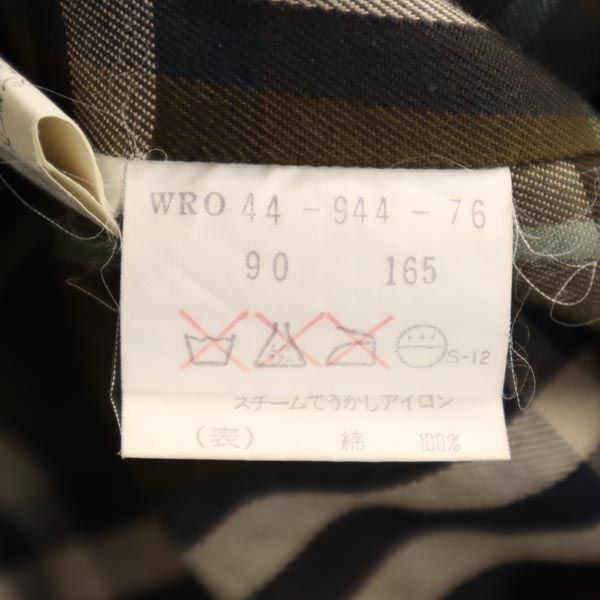 Burberrys バーバリーズ 90s オールド ワッシャー加工 ステンカラーコート 90 165 カーキ メンズ