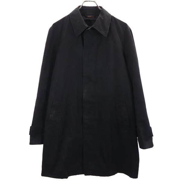 PS Paul Smith ピーエスポールスミス ステンカラーコート L ブラック メンズ