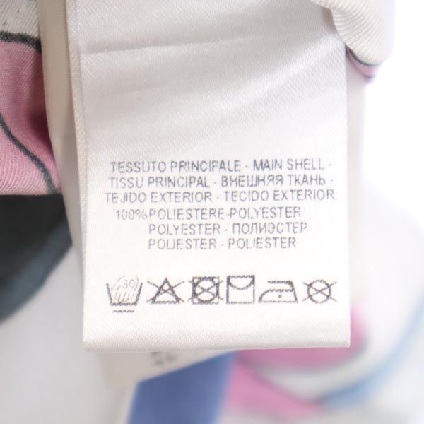 coccapani コカパーニ イタリア製 長袖 ワンピース M ホワイト×ピンク レディース