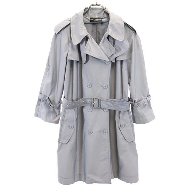 DOLCE&GABBANA ドルチェアンドガッバーナ 長袖 トレンチコート グレー系 レディース