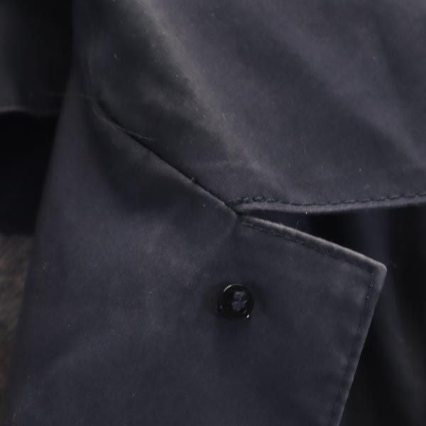 MACKINTOSH PHILOSOPHY マッキントッシュフィロソフィー 三陽商会 日本製 ライナー付き ステンカラーコート 36 ネイビー レディース