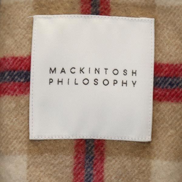 MACKINTOSH PHILOSOPHY マッキントッシュフィロソフィー 三陽商会 日本製 ライナー付き ステンカラーコート 36 ネイビー レディース