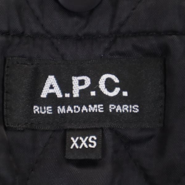 アーペーセー ライナー付き ステンカラーコート XXS ネイビー A.P.C. メンズ
