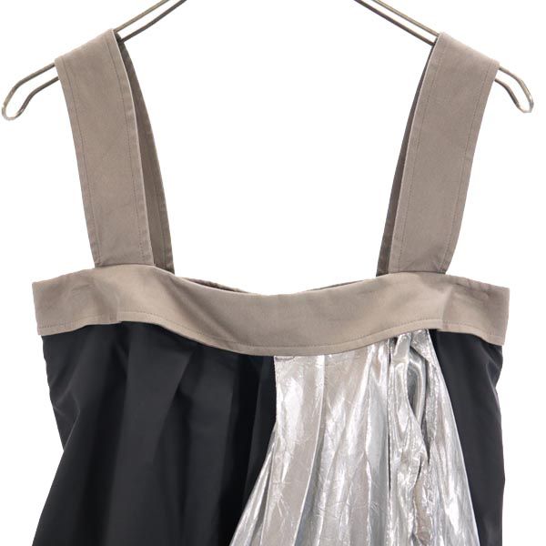 MAX MARA マックスマーラ キャミソール ワンピース 40 ブラック系 バックジップ レディース