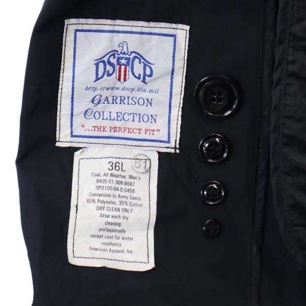DSCP ディーエスシーピー ライナー付き トレンチコート 36 ネイビー メンズ