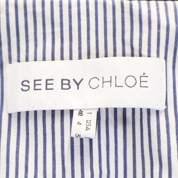 SEE BY CHLOE シーバイクロエ モッズコート 4 カーキ レディース