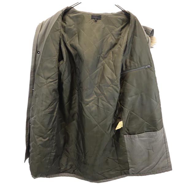 A.P.C. アーペーセー フランス製 モッズコート M カーキ系 裏キルティング メンズ
