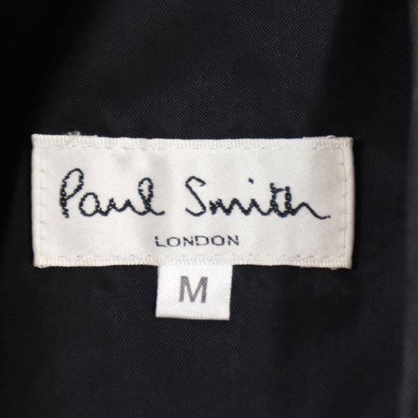 Paul Smith ポールスミス 日本製 ライナー付き ステンカラーコート M ブラック系 LONDON メンズ