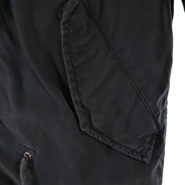 earth music&ecology アースミュージックアンドエコロジー × アヴィレックス コラボ キルティングライナー付き モッズコート S ブラック系 Violet Label AVIREX レディース