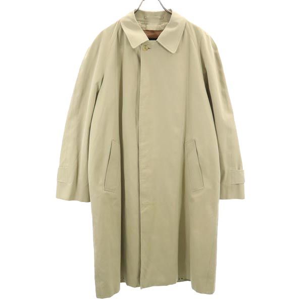 Aquascutum アクアスキュータム イギリス製 ライナー付き ステンカラーコート ベージュ メンズ