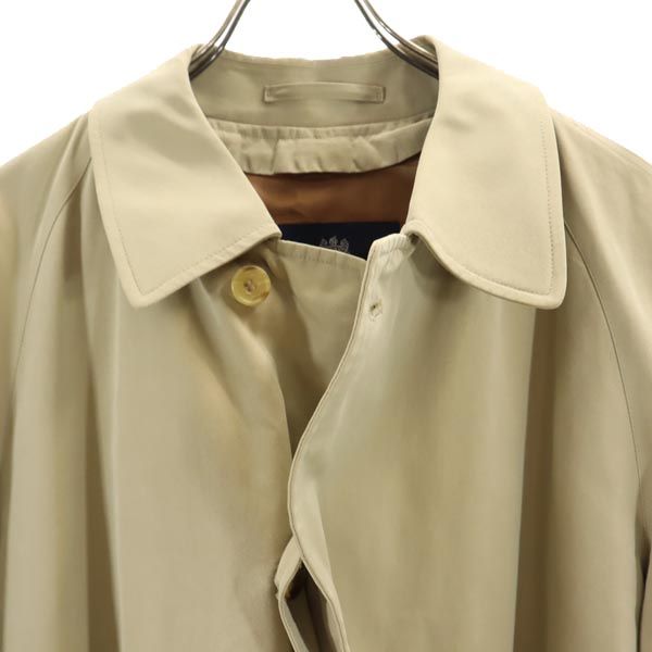 Aquascutum アクアスキュータム イギリス製 ライナー付き ステンカラーコート ベージュ メンズ