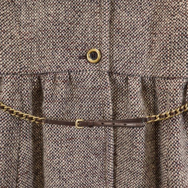 ミュウミュウ 長袖 ワンピース 38 ブラウン系 MIUMIU レディース