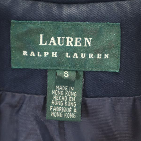 LAUREN RALPH LAUREN ローレンラルフローレン 長袖 ステンカラーコート S ネイビー系 レディース
