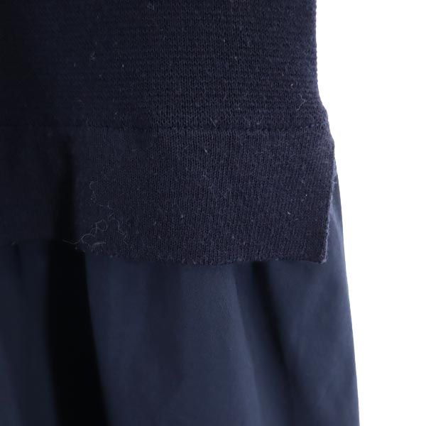 MACKINTOSH PHILOSOPHY マッキントッシュフィロソフィー 長袖 ロングワンピース 38 ネイビー レディース