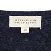 マッキントッシュフィロソフィー 長袖 ロングワンピース 38 ネイビー MACKINTOSH PHILOSOPHY レディース