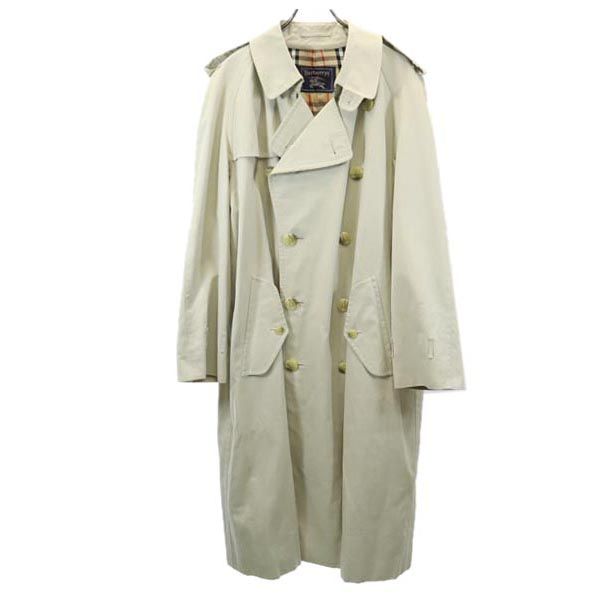 Burberrys バーバリーズ 90s 三陽商会 日本製 オールド トレンチコート 98-185-8 アイボリー系 メンズ