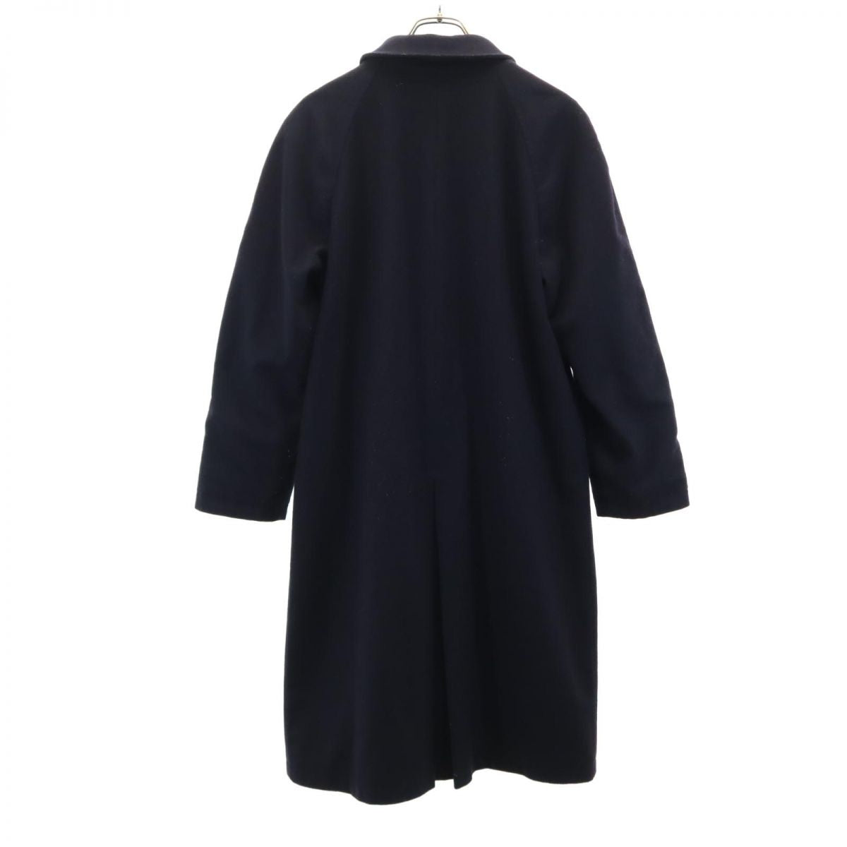 AMADEUS アマデウス 90s オールド リバーシブル ウールブレンド ステンカラーコート ネイビー×カーキ レディース