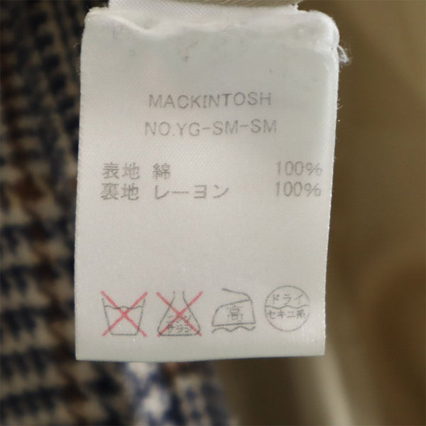 マッキントッシュ 英国製 ライナー付き トレンチコート 40 カーキ Mackintosh メンズ