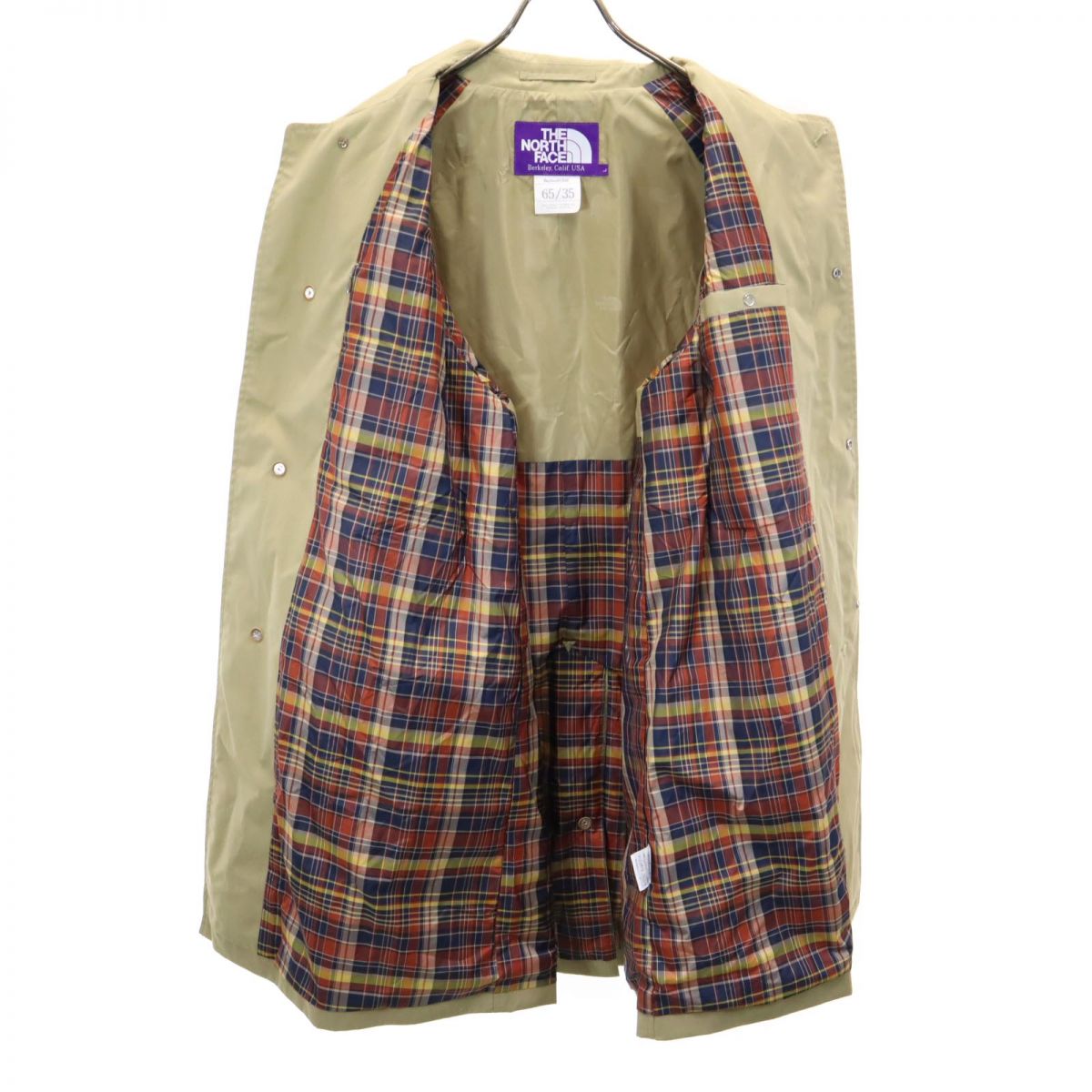 THE NORTH FACE ノースフェイス NP2801N パープルレーベル アウトドア ステンカラーコート L ベージュ メンズ