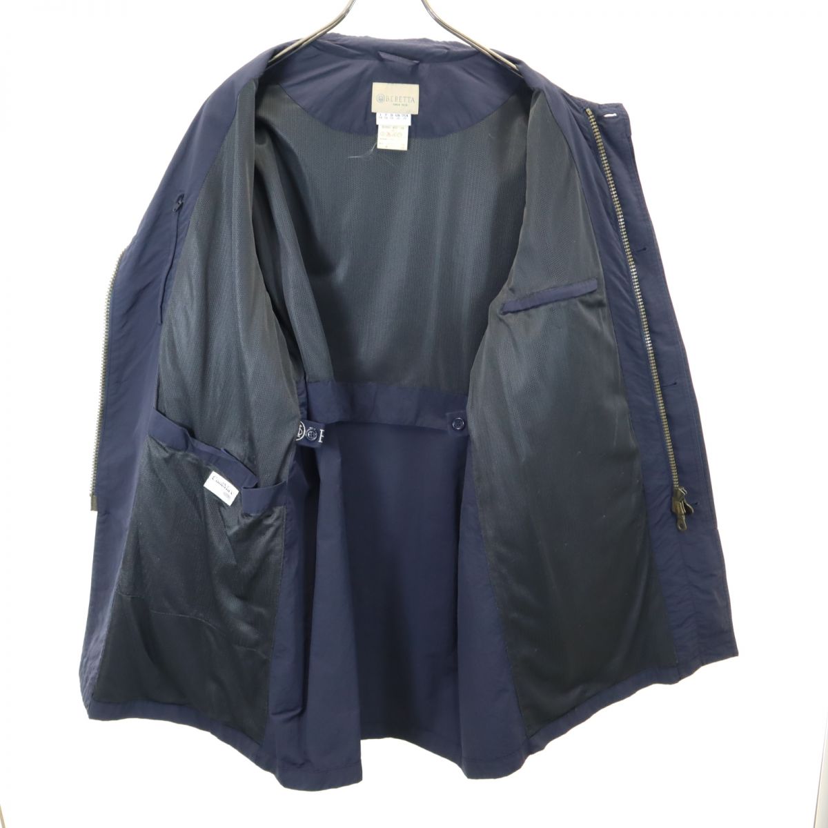 BERETTA ベレッタ 三陽商会 イタリア製 ステンカラーコート LL ネイビー メンズ