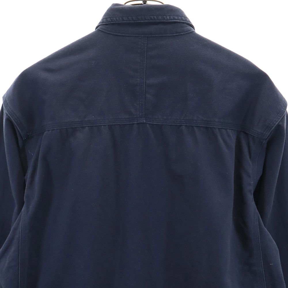 Wrangler ラングラー 長袖 ボタンダウンシャツ M ネイビー RIGGS ワークウェア メンズ