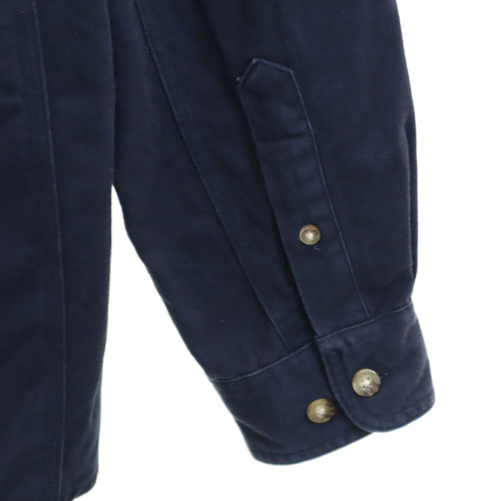 Wrangler ラングラー 長袖 ボタンダウンシャツ M ネイビー RIGGS ワークウェア メンズ