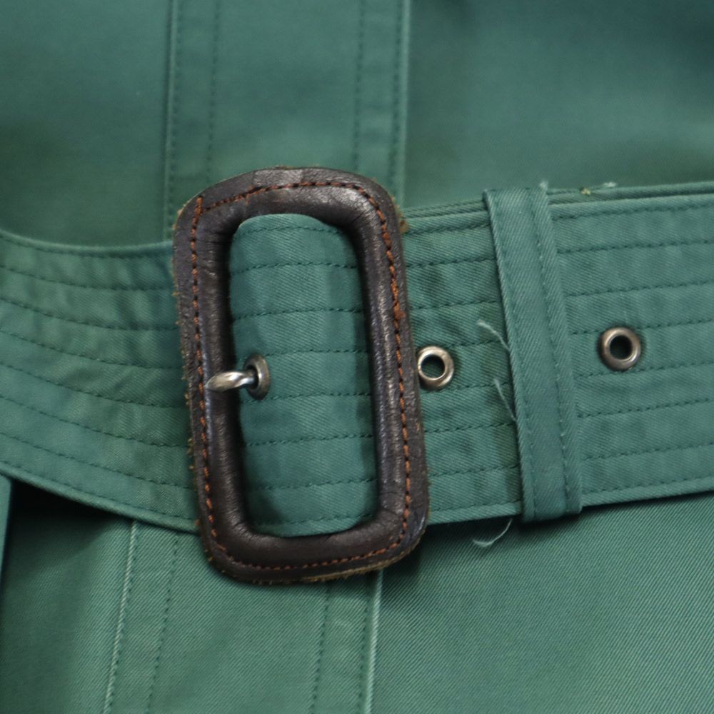 YVES SAINT LAURENT イヴサンローラン 90s オールド コート グリーン レディース