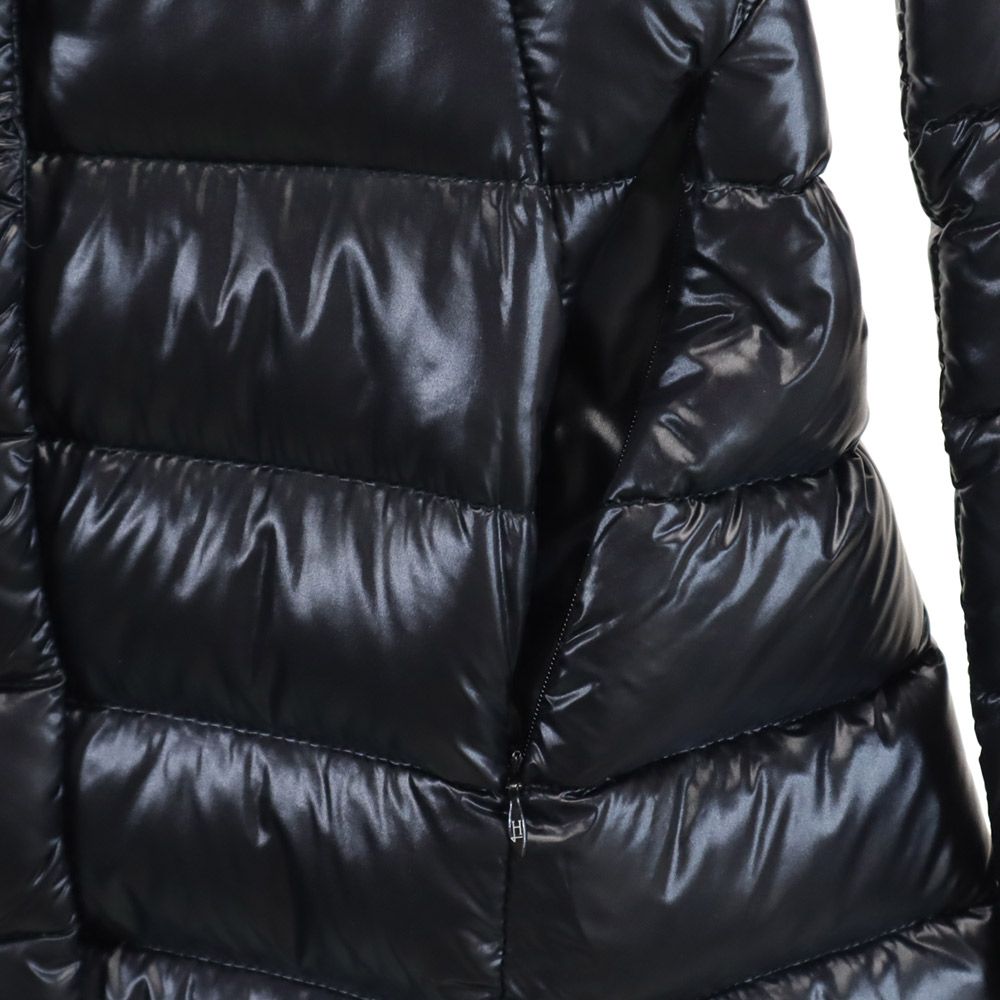 Herno ヘルノ グース ダウンコート 40 ブラック レディース