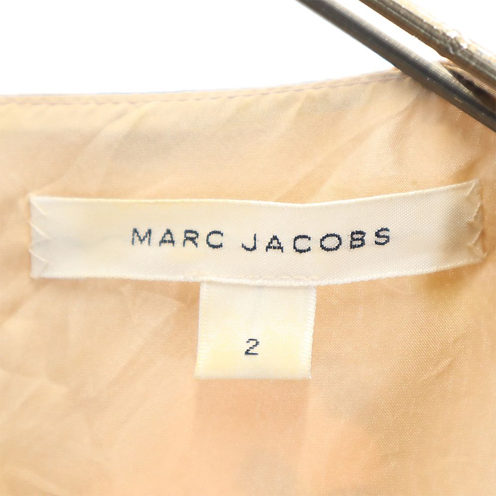 MARC JACOBS マークジェイコブス 7分袖 膝丈ワンピース 2 ピンク系 レディース