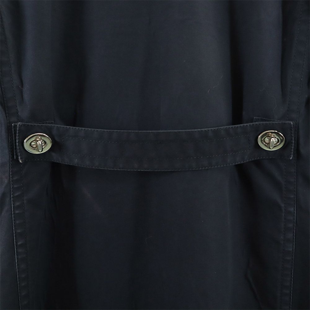 COACH コーチ ステンカラーコート 4 ネイビー レディース