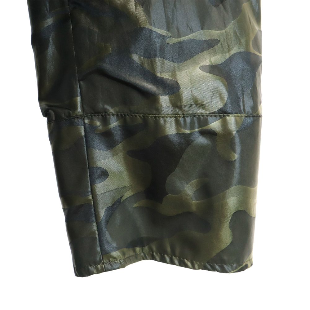 FOX UMBRELLAS フォックスアンブレラズ カモフラ 長袖 レインコート L カーキ系 収納ポーチ付き メンズ