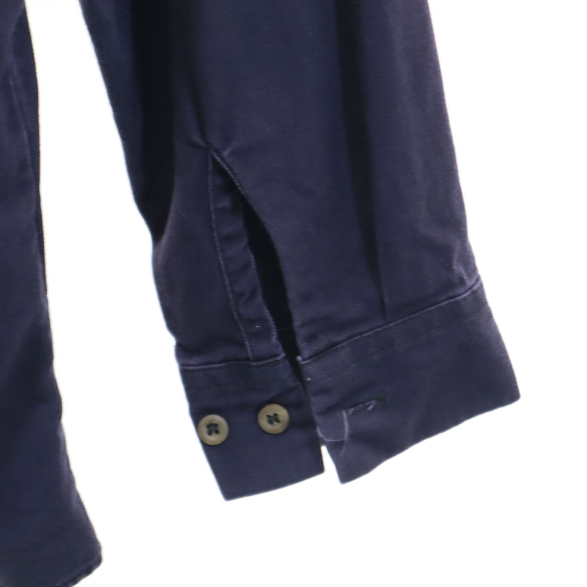 WORKRITE ワークライト 長袖 ボタンダウンシャツ 46-R ネイビー メンズ