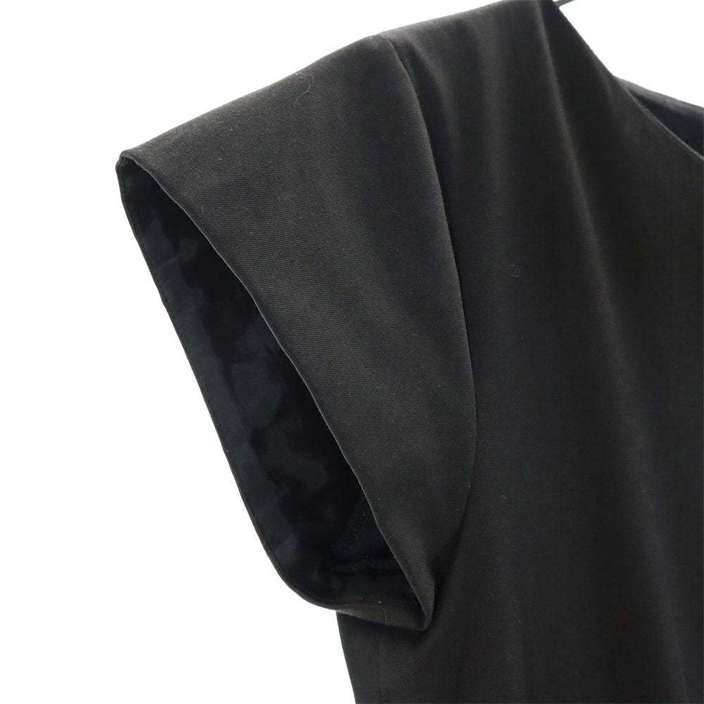 GUCCI グッチ イタリア製 半袖 膝丈ワンピース 36 ブラック レディース