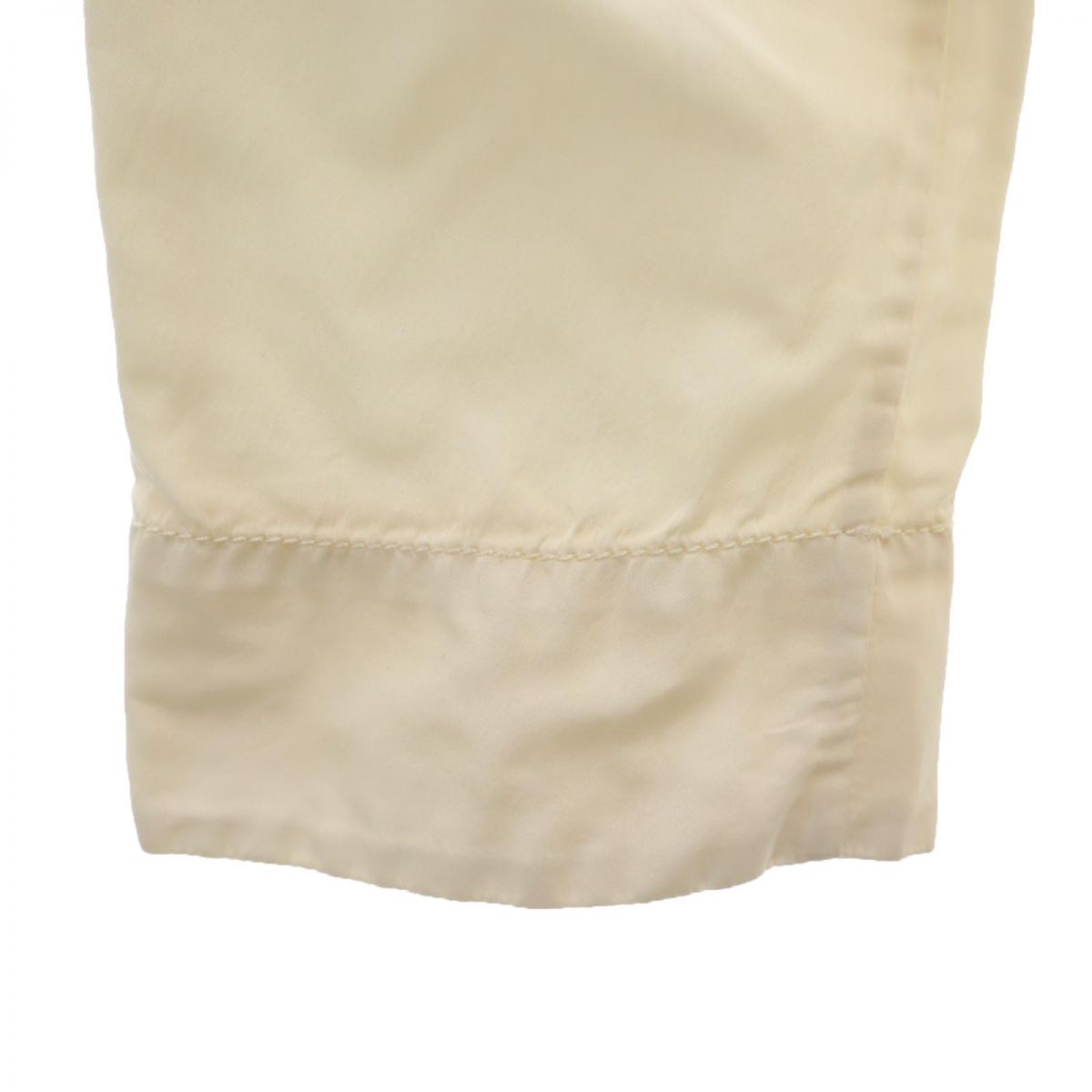 JIL SANDER ジルサンダー イタリア製 シルクブレンド 5分袖 シャツワンピース 36 アイボリー レディース