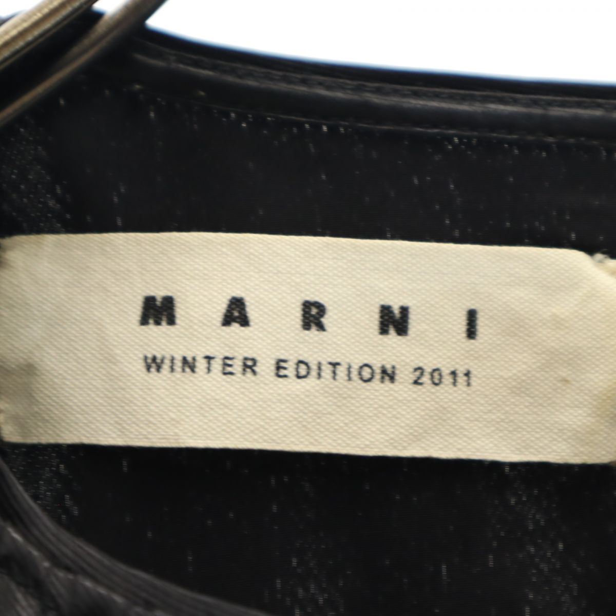 MARNI マルニ 長袖 ロングワンピース 42 ブラック系 レディース